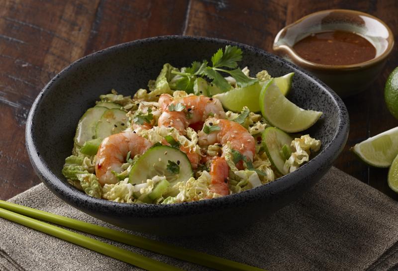 Thai Shrimp and Napa Cabbage Salad
